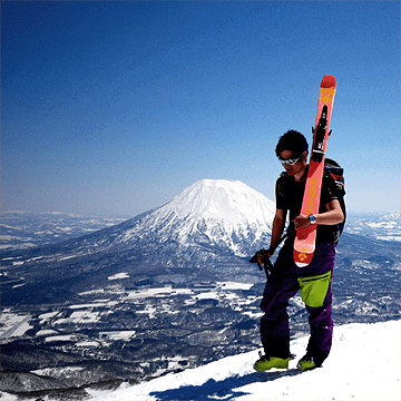 spring in Niseko